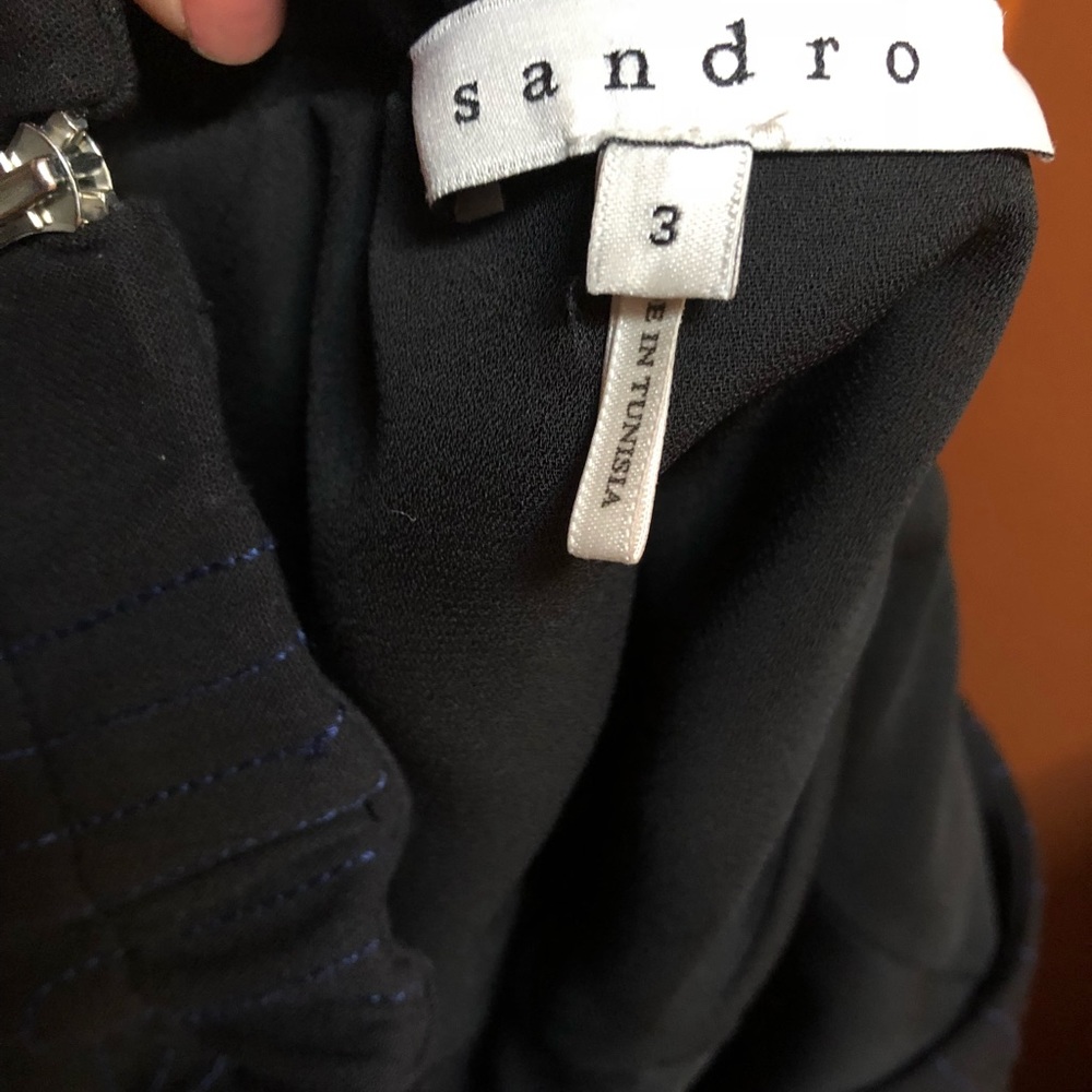 🆕 SANDRO STRAPLESS DRESS BLACK DRESS♥️ - Picture 5 of 5